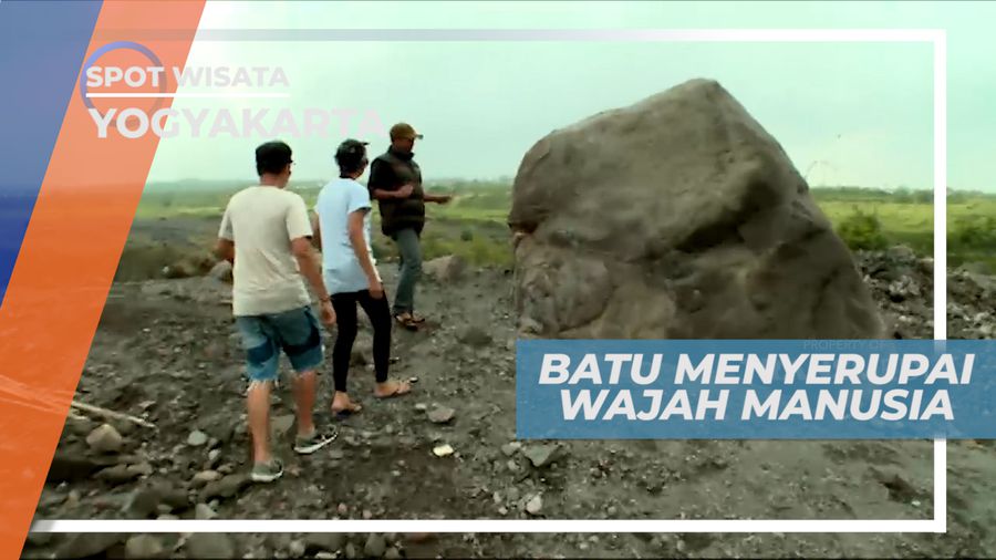 Fenomena Alam Unik, Batu Besar Berbentuk Wajah Manusia, Yogyakarta