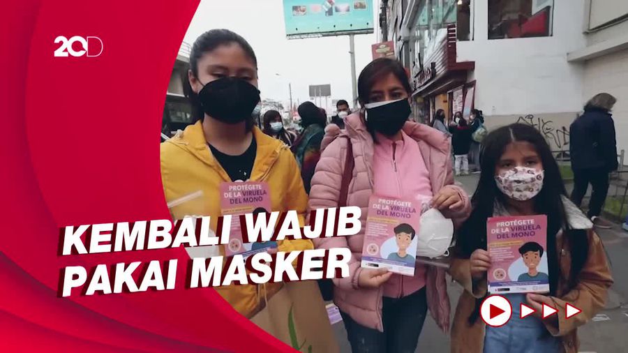Kasus Corona Naik, Peru Kembali Wajibkan Masker
