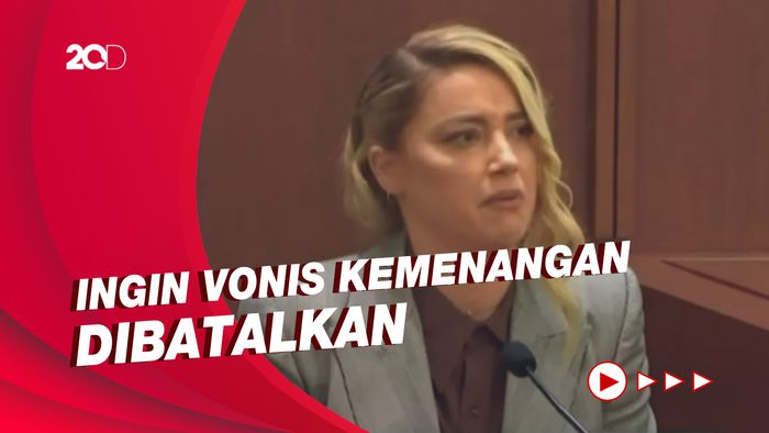 Amber Heard Minta Sidang Ulang Lawan Johnny Depp