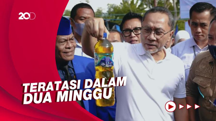 Zulhas Klaim Sukses Turunkan Harga Migor Jawa-Bali