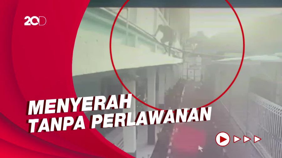 Rekaman Napi Kelas I A Kota Solo Coba Kabur Lewat Atap, Tapi...