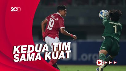 Hasil Piala AFF U-19: Indonesia Ditahan Imbang Thailand 0-0