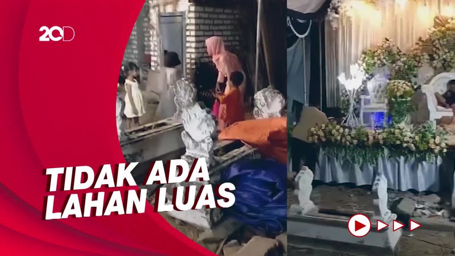 Heboh Pernikahan di Kuburan, Begini Alasan Pemilik Hajatan
