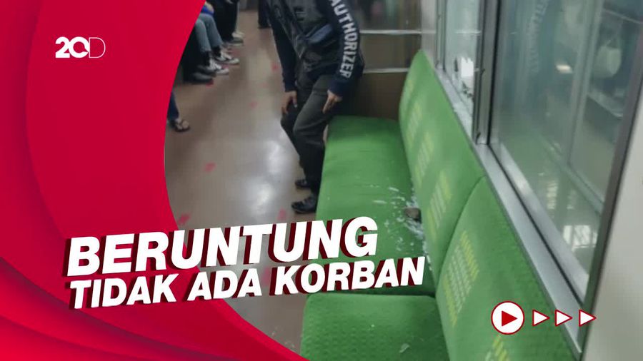 Kaca KRL Pecah Dilempar Batu Jelang Stasiun Duri, Pelaku Dicari
