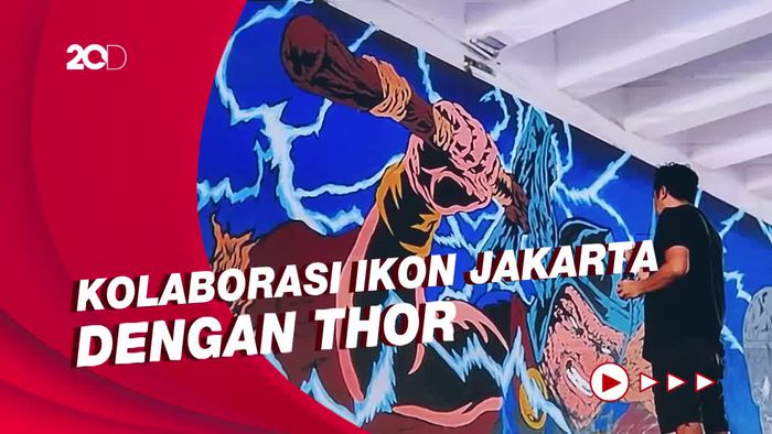 Marvel Studios Gandeng Seniman Mural Rayakan Ultah Jakarta
