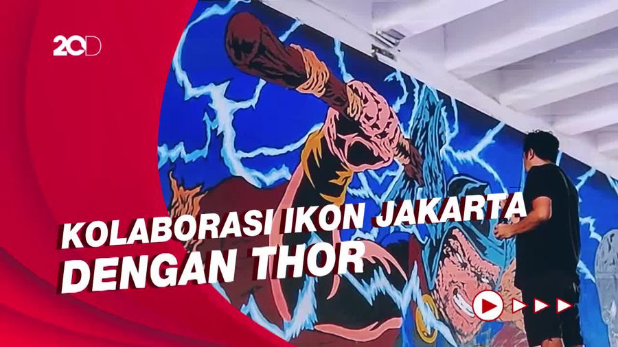 Marvel Studios Gandeng Seniman Mural Rayakan Ultah Jakarta