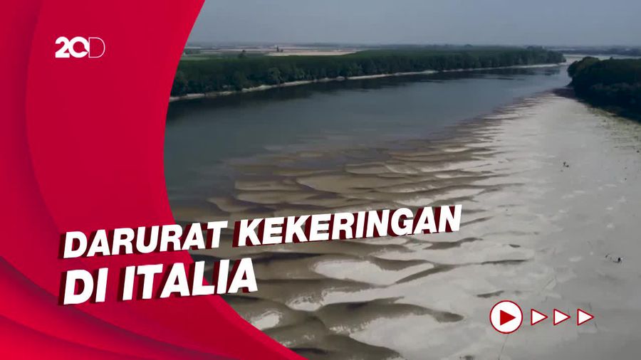 Italia Dilanda Kekeringan, Begini Kondisinya