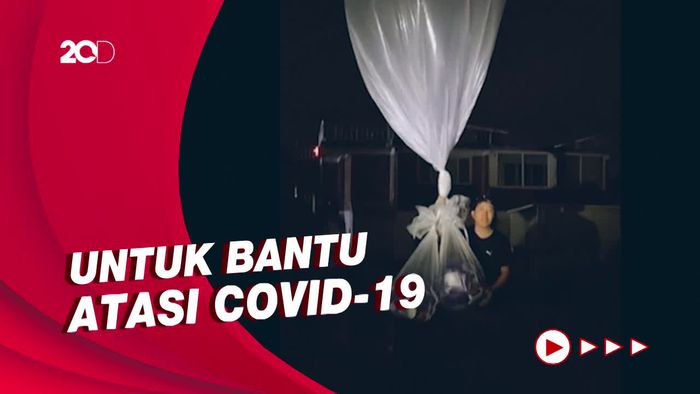 Balon Udara dari Korsel Terbang ke Korut, Bawa Masker dan Vitamin