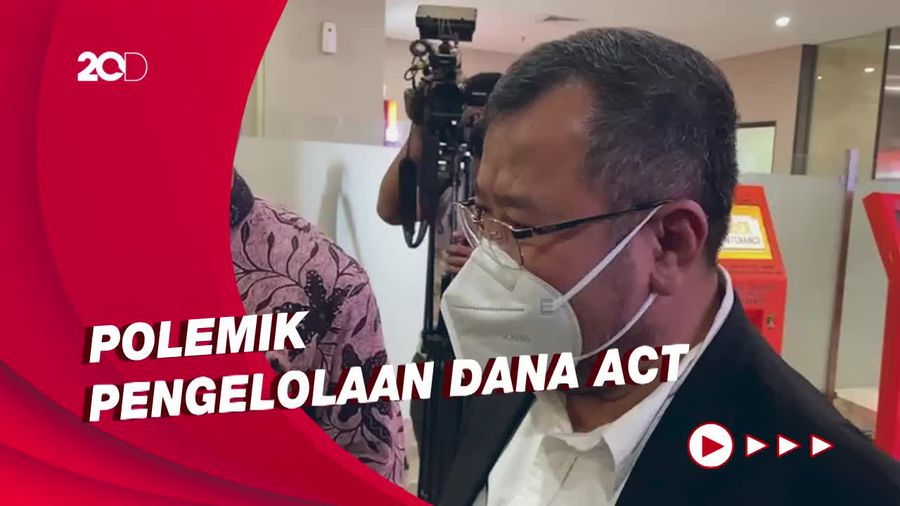 Jawaban Singkat Presiden ACT saat Tiba di Bareskrim untuk Diperiksa