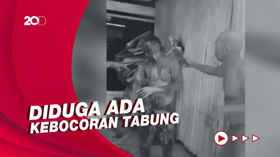 Tabung Gasnya Meledak, Tukang Balon di Pinrang Luka Bakar Parah!