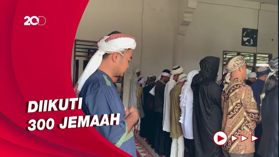 Momen Jemaah Tarekat Naqsabandiyah Sumut Gelar Salat Idul Adha Hari Ini