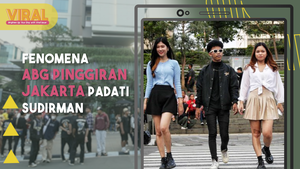 Bocil - bocil dengan Outfit Maksimal Tampil di Citayam Fashion Week 