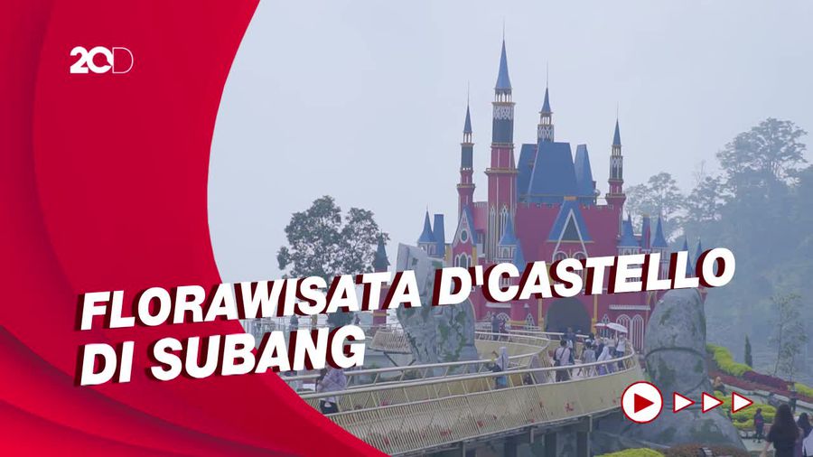 Main ke Kastil Warna-warni di Subang yang Kaya Warna