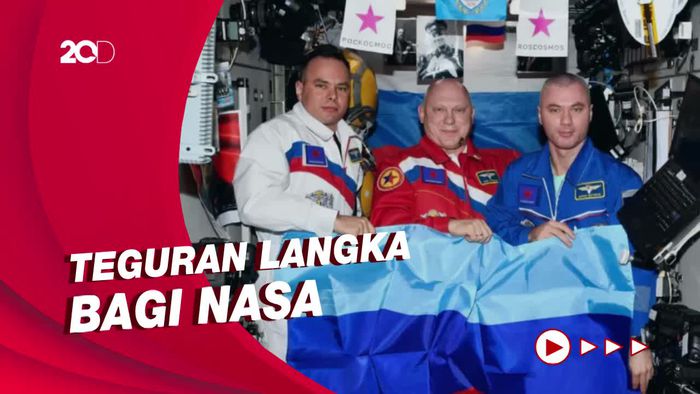 NASA Kecam Aksi Kosmonaut Rusia Rayakan Perebutan Kota Luhansk
