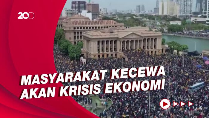 Kerusuhan Sri Lanka Memanas, Rumah Perdana Menteri Dibakar!