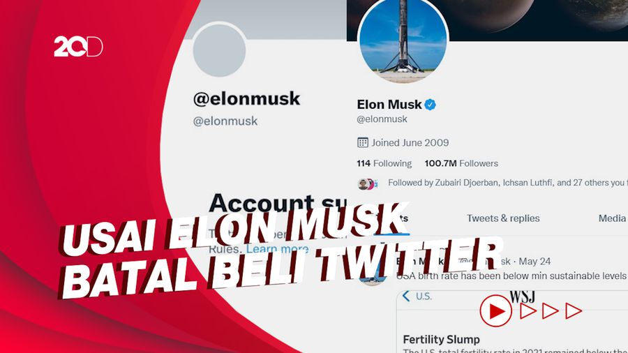 Twitter Disebut-sebut Blokir Akun Milik Elon Musk, Ini Faktanya
