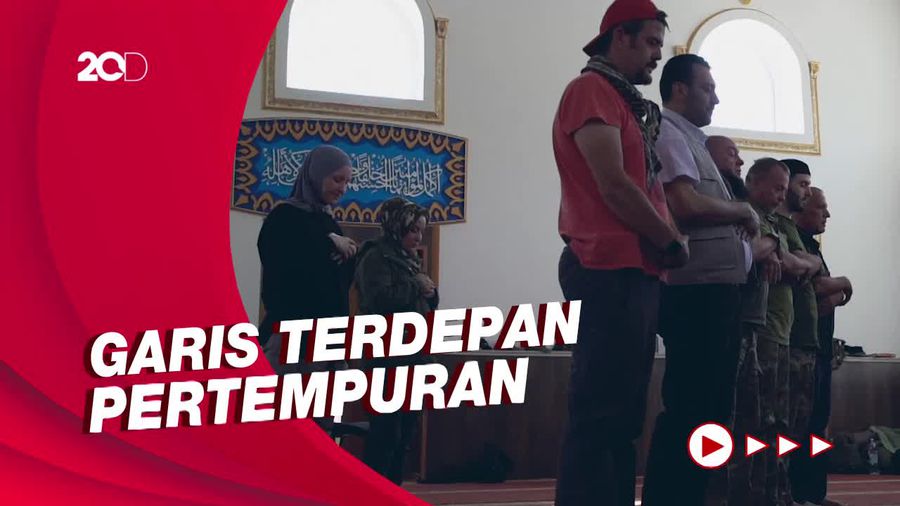 Prajurit Ukraina Rayakan Idul Adha di Medan Pertempuran