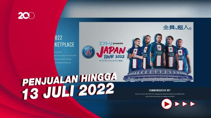 PSG Jual Tiket NFT Japan Tour 2022
