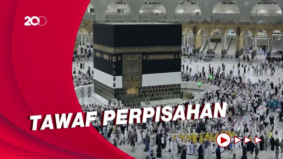 Tawaf Wada Jemaah Haji di Tanah Suci