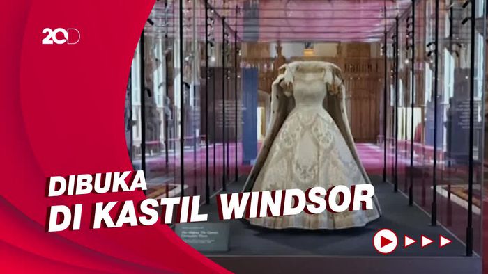 Gaun dan Jubah Penobatan Ratu Elizabeth II Bakal Dipamerkan
