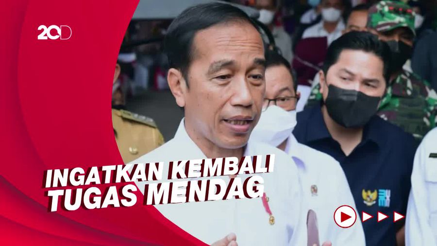 Kata Jokowi soal Zulhas Promosi Anaknya saat Bagikan Minyak Goreng