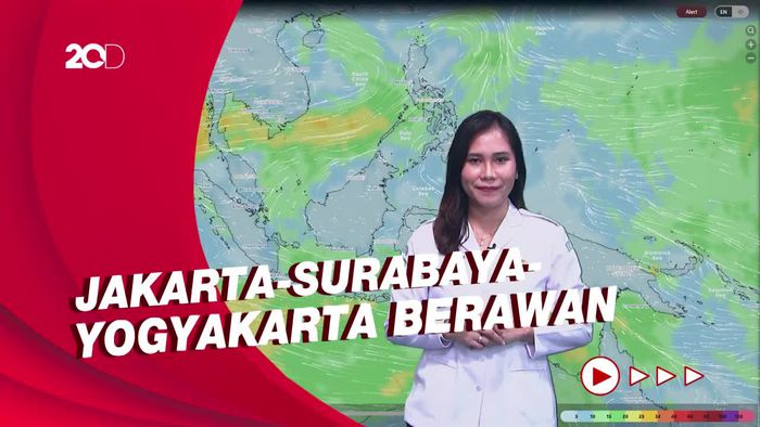Kalimantan & Sulawesi Secara Umum Berpotensi Hujan, Cek Kota Anda di Sini!