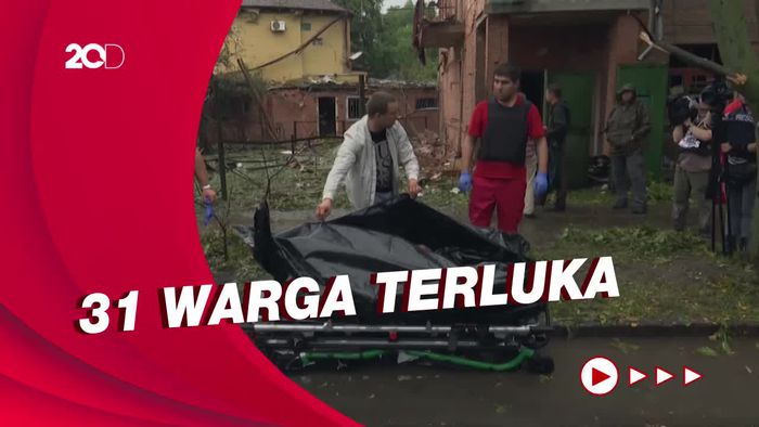 Serangan Rusia di Kharkiv Tewaskan 6 Warga Sipil