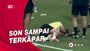 Momen Son Heung-min Sampai Tepar Akibat Kejamnya Latihan ala Conte