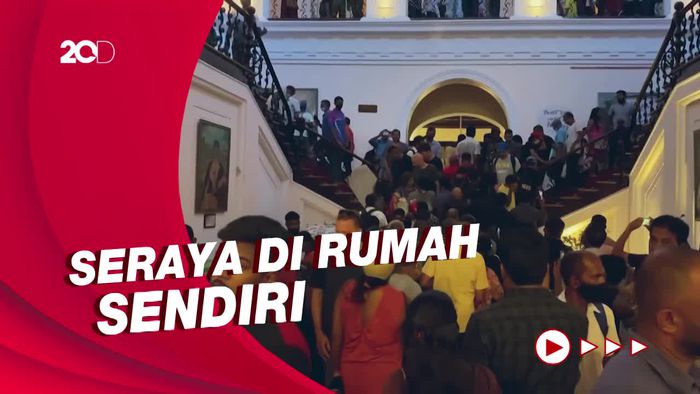 Kelakuan Demonstran Selama Menduduki Istana Presiden Sri Lanka