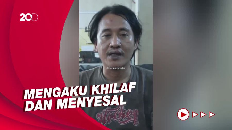 Permintaan Maaf Pemotor Ancam Polisi Pakai Pisau di Cakung