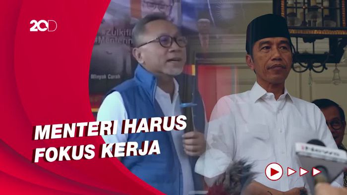 Kala Jokowi Sentil Mendag Zulhas gegara Promosi Anaknya