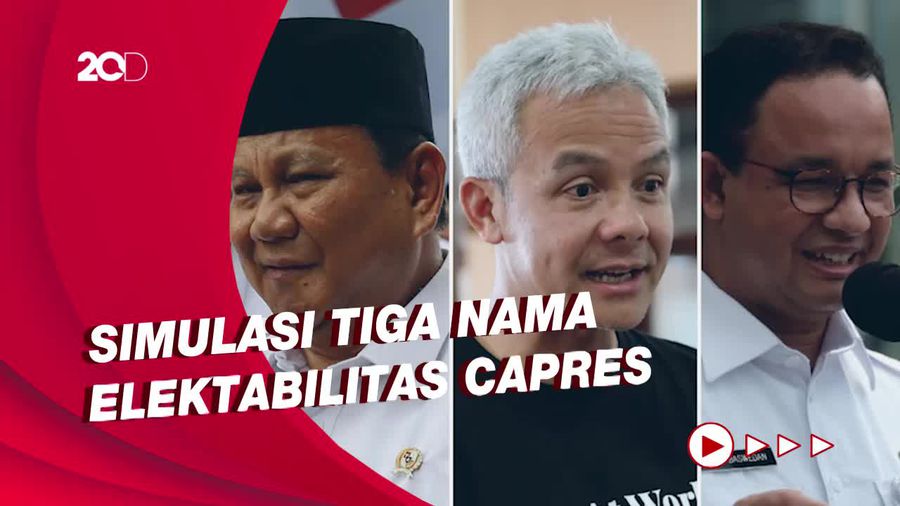 Survei PPI: Elektabilitas Ganjar Masih di Atas Prabowo-Anies