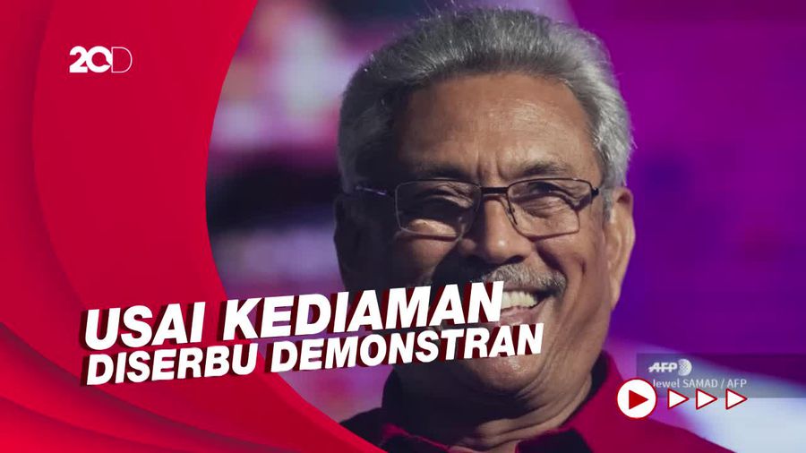 Pakai Pesawat Militer, Presiden Sri Lanka Kabur ke Maladewa