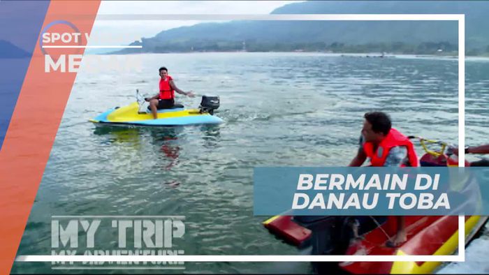 Memacu Adrenalin Bermain Jetski di Danau Toba, Sumatera Utara