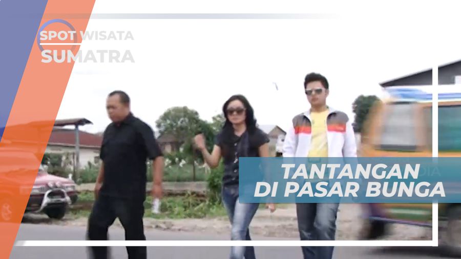 Warna-warni Aneka Bunga di Pasar Bunga Medan Sumatera Utara