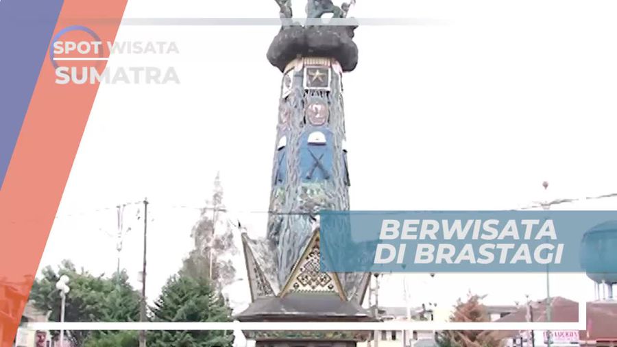 Berkunjung ke Simpang Tugu Berastagi Medan Sumatera Utara