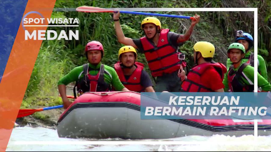 Rafting Menjelajahi Derasnya Aliran Sungai, Medan