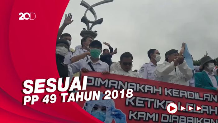 Ribuan Nakes di Tasik Demo, Tuntut Diangkat Jadi PPPK