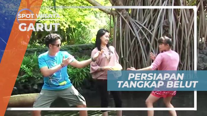 Ember Warna-warni, Persiapan Bermain Tangkap Belut di Garut