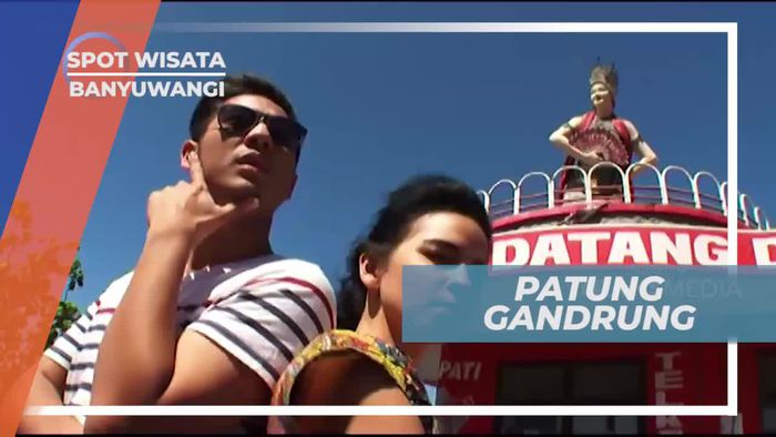 Patung Gandrung yang Ikonik di Pantai Watudodol Banyuwangi