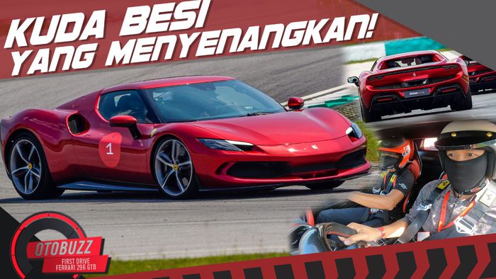 Eksklusif! Geber Ferrari 296 GTB di Sirkuit Sepang