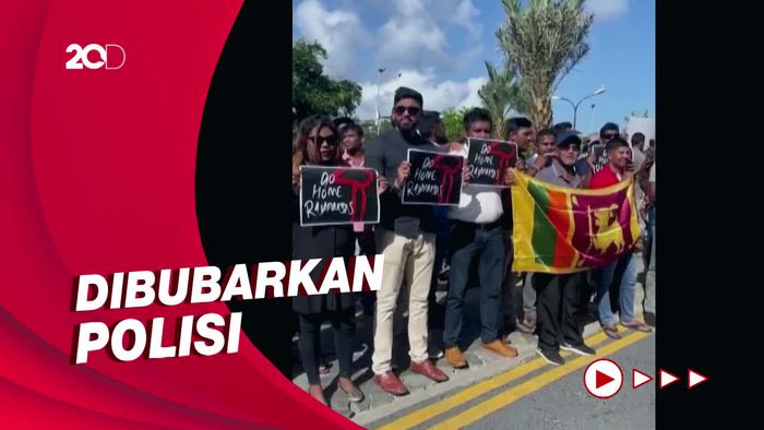 Presiden Sri Lanka Kabur ke Maladewa, Malah Disambut Demonstran