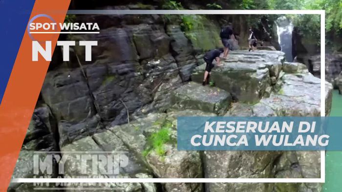 Berenang dan Lompat Dari Ketinggian, Keseruan di Cunca Wulang Nusa Tenggara Timur