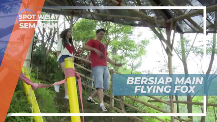 Melihat Dari Dekat Lintasan Panjang Flying Fox Semarang