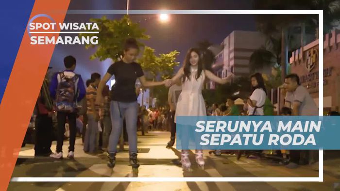 Melihat Atraksi Menarik Sepatu Roda di Semarang
