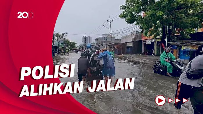 Banjir Terjang Ciledug Indah, Akses Jalan ke Jakarta Terputus!