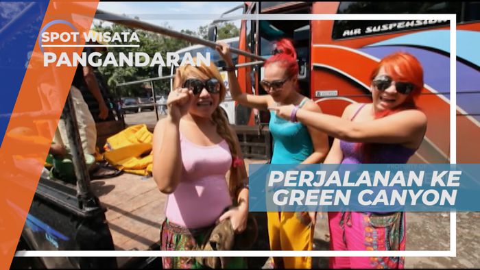 Perjalanan Wisata Menuju Green Canyon, Pangandaran