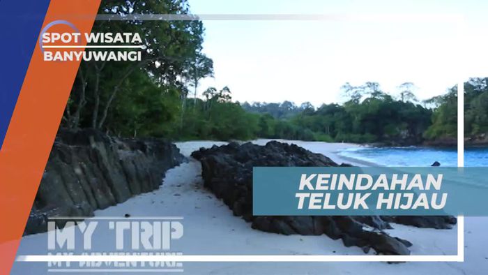 Hamparan Pasir Putih Mewarnai Keindahan Teluk Hijau Banyuwangi