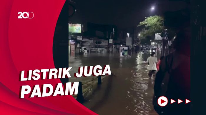 Penampakan Terkini Banjir Terjang Tangerang dan Depok