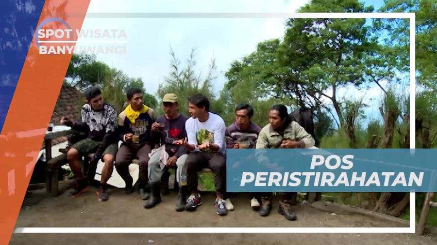 Melepas Lelah Beristirahat di Pos, Perjalanan Menuju Kawah Ijen Banyuwangi